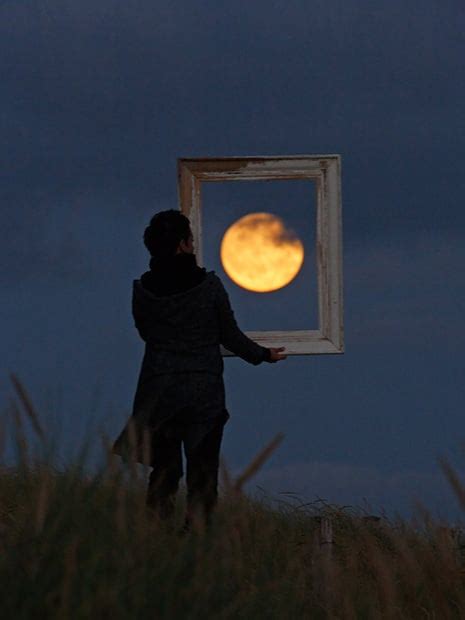 canada playing with the moon